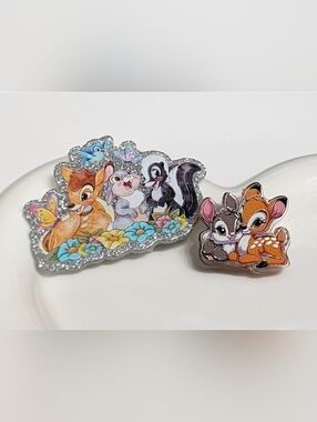 Deer Flatback Focal Bead Acrylic Badge Beaded Pen  Jewelry‎ Making Crafts